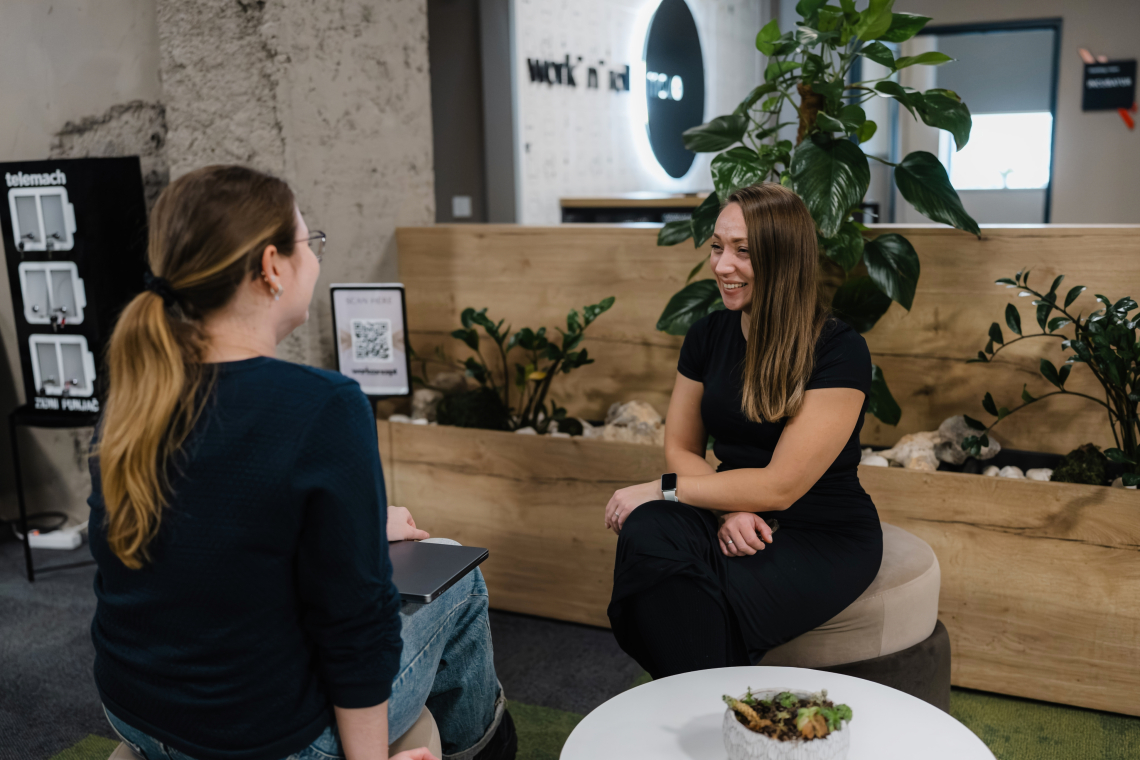 Serapion team members collaborating in a meeting